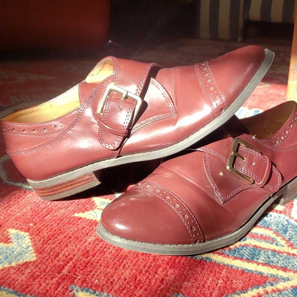 Nine West Oxford Buckle Flats